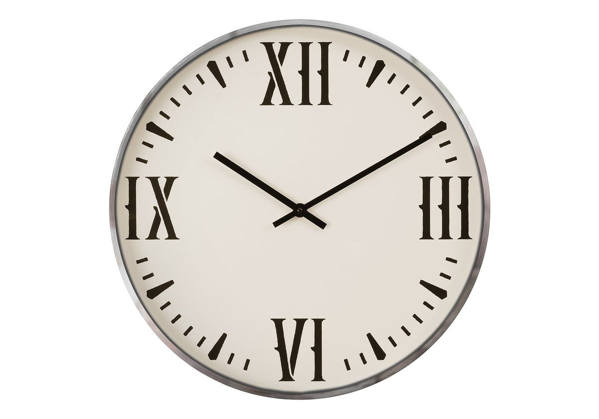 Flynn White Wall Clock | Ortholuxe Home - Photo 2