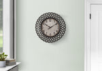 Hudson Dark Brown Wall Clock | Ortholuxe Home