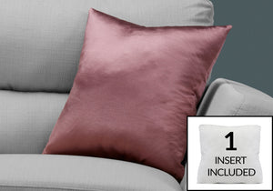 Arlo Pink Satin Pillow | Ortholuxe Home - Photo 2