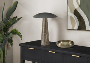 Enzo Grey Resin Table Lamp | Ortholuxe Home