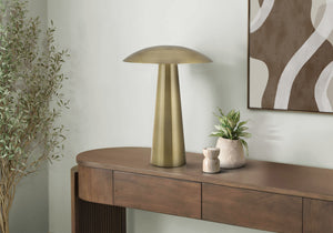 Enzo Gold Metal Table Lamp | Ortholuxe Home