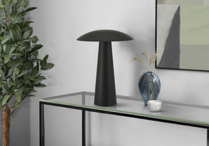 Enzo Black Metal Table Lamp | Ortholuxe Home