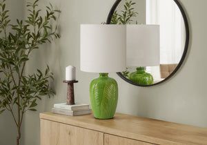 Felix Green Ceramic Table Lamp | Ortholuxe Home