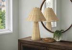 Felix Natural Rattan Table Lamp | Ortholuxe Home