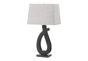 Wolfe Black Resin Table Lamp | Ortholuxe Home - Photo 2