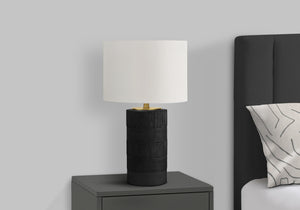 Wolfe Black Resin Table Lamp | Ortholuxe Home - Photo 2