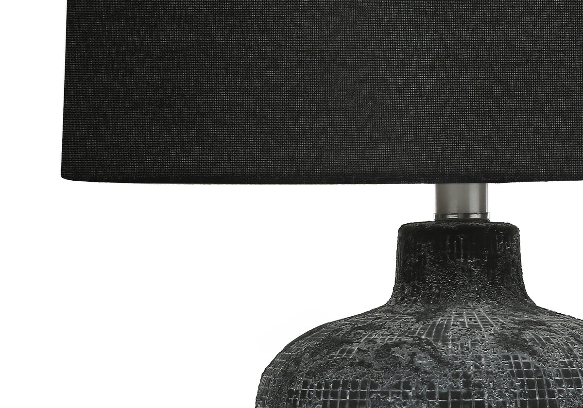 Alder Black Ceramic Table Lamp | Ortholuxe Home - Photo 4