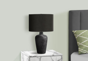 Alder Black Ceramic Table Lamp | Ortholuxe Home - Photo 2