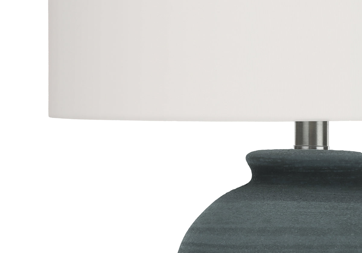 Alder Blue Ceramic Table Lamp | Ortholuxe Home - Photo 4