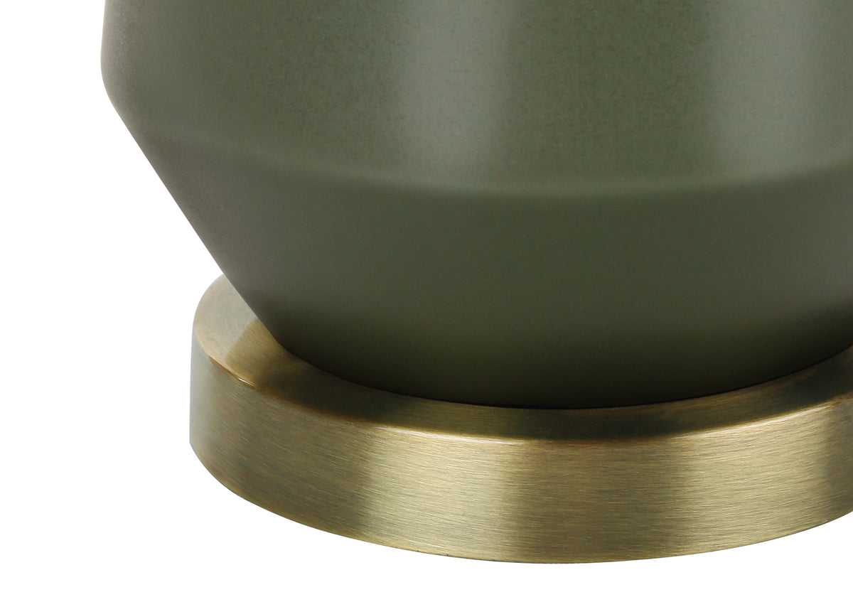 Alder Green Ceramic Table Lamp | Ortholuxe Home - Photo 5