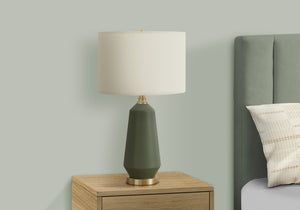 Alder Green Ceramic Table Lamp | Ortholuxe Home - Photo 2