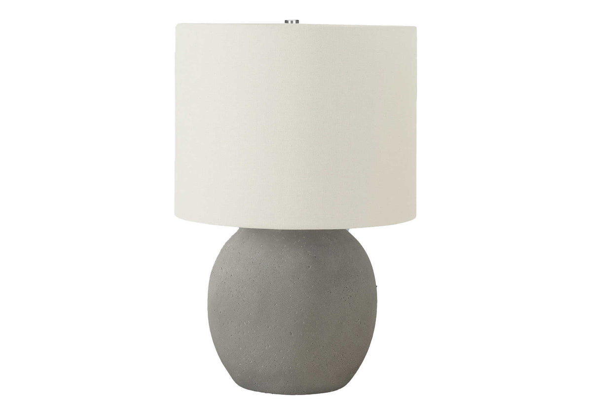 Alder Grey Concrete Table Lamp | Ortholuxe Home - Photo 3