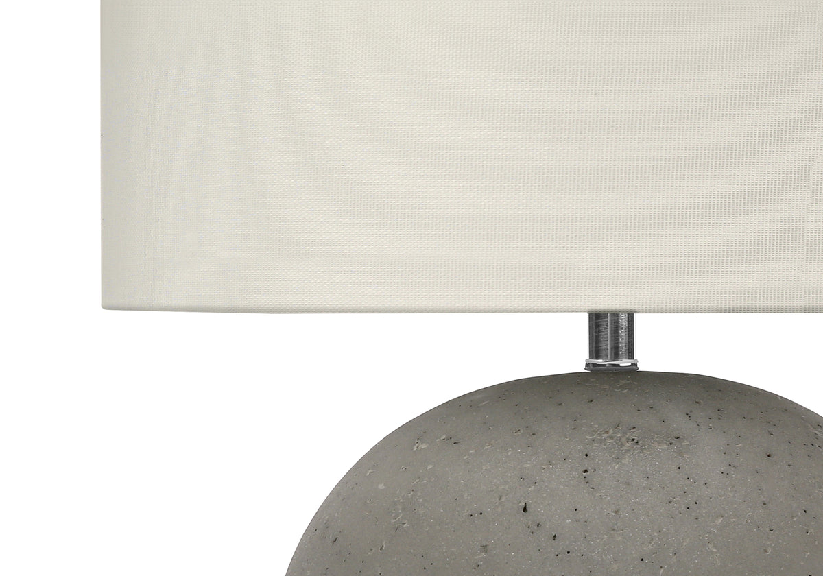 Alder Grey Concrete Table Lamp | Ortholuxe Home - Photo 4
