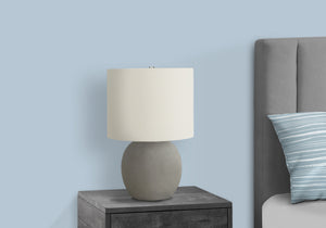 Alder Grey Concrete Table Lamp | Ortholuxe Home - Photo 2