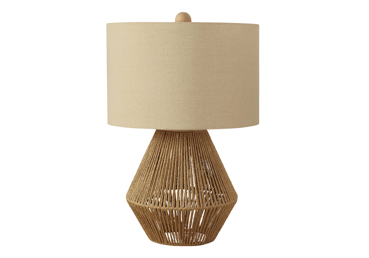 Alder Brown Rope Table Lamp | Ortholuxe Home - Photo 3