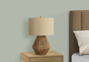 Alder Brown Rope Table Lamp | Ortholuxe Home - Photo 2
