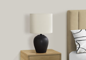 Aspen Black Ceramic Table Lamp | Ortholuxe Home - Photo 2