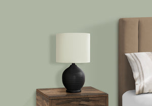 Aspen Black Ceramic Table Lamp | Ortholuxe Home - Photo 2