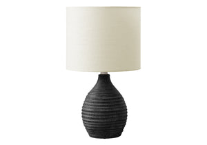 Azure Grey Resin Table Lamp | Ortholuxe Home - Photo 2