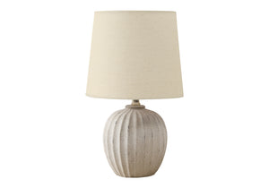 Ember Beige Resin Table Lamp | Ortholuxe Home - Photo 2