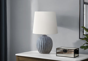 Ember Grey Resin Table Lamp | Ortholuxe Home