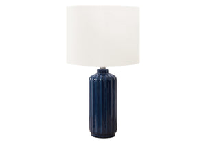 Indigo Blue Ceramic Table Lamp | Ortholuxe Home - Photo 2