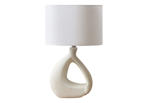 Opal Ivory Resin Table Lamp | Ortholuxe Home - Photo 2
