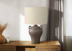 Opal Brown Ceramic Table Lamp | Ortholuxe Home