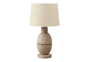 Opal Beige Resin Table Lamp | Ortholuxe Home - Photo 2