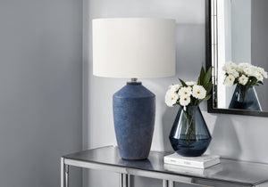 Opal Blue Concrete Table Lamp | Ortholuxe Home