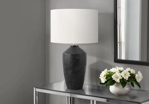 Ruby Black Concrete Table Lamp | Ortholuxe Home