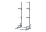 Sapphire Silver Metal TV Console Display Rack | Ortholuxe Home