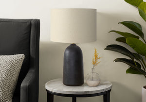Sapphire Black Ceramic Table Lamp | Ortholuxe Home