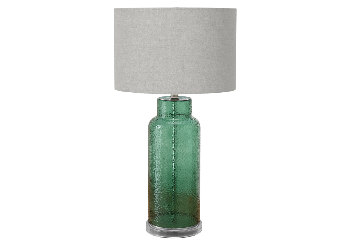 Sapphire Green Glass Table Lamp | Ortholuxe Home - Photo 2