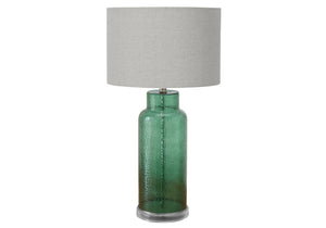 Sapphire Green Glass Table Lamp | Ortholuxe Home - Photo 2