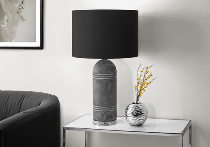 Topaz Grey Resin Table Lamp | Ortholuxe Home