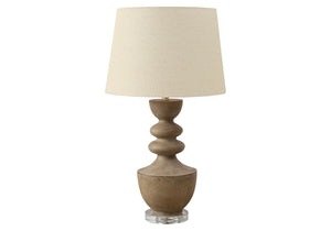 Amber Brown Resin Table Lamp | Ortholuxe Home - Photo 2