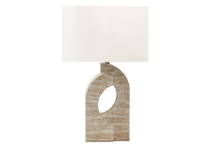 Cobalt Beige Resin Table Lamp | Ortholuxe Home - Photo 2