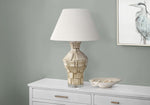 Cobalt Beige Resin Table Lamp | Ortholuxe Home