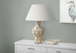 Cobalt Beige Resin Table Lamp | Ortholuxe Home