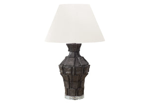 Cobalt Black Resin Table Lamp | Ortholuxe Home - Photo 2