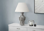 Cobalt Grey Resin Table Lamp | Ortholuxe Home