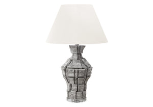 Cobalt Grey Resin Table Lamp | Ortholuxe Home - Photo 2