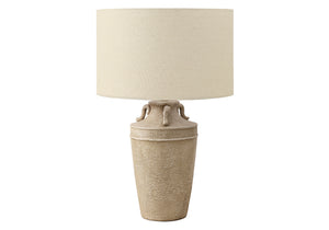 Cobalt Beige Ceramic Table Lamp | Ortholuxe Home - Photo 2