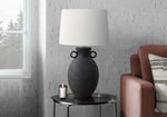 Crystal Black Ceramic Table Lamp | Ortholuxe Home