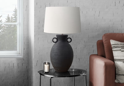 Crystal Black Ceramic Table Lamp | Ortholuxe Home