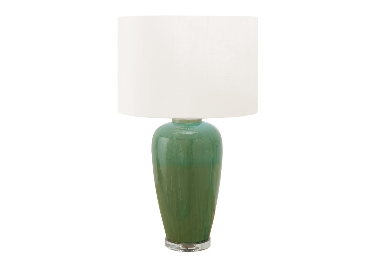 Crystal Green Ceramic Table Lamp | Ortholuxe Home - Photo 2