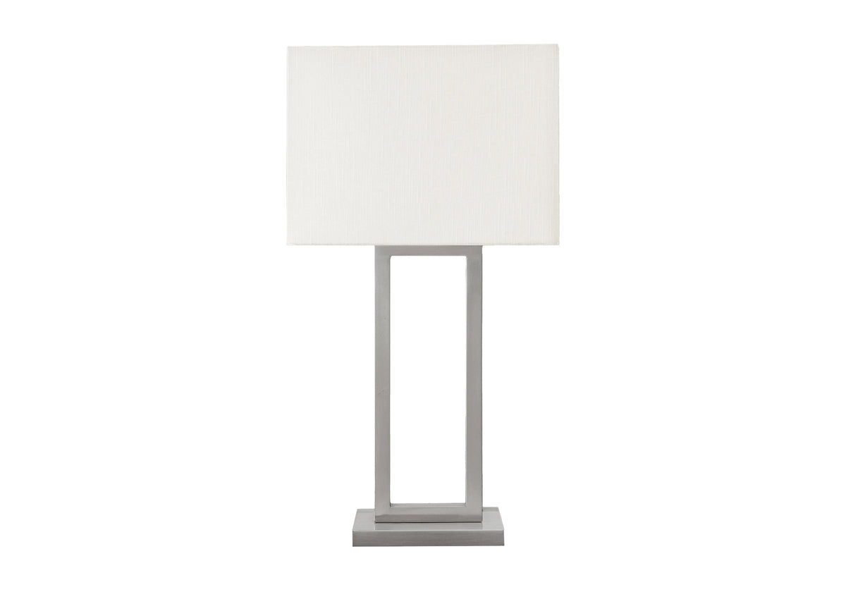 Diamond Nickel Metal Table Lamp | Ortholuxe Home - Photo 2