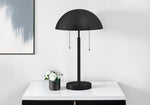 Diamond Black Metal & Metal Shade Table Lamp | Ortholuxe Home