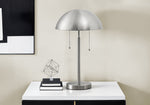 Diamond Silver Metal & Metal Shade Table Lamp | Ortholuxe Home